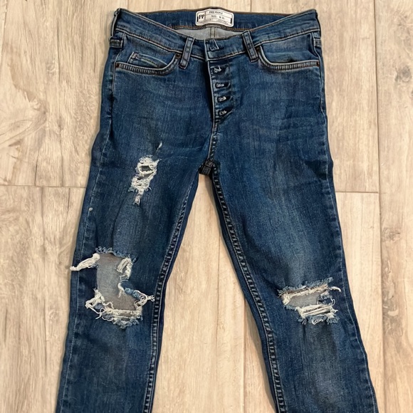 Free people button fly jeans size 26 - Picture 6 of 7